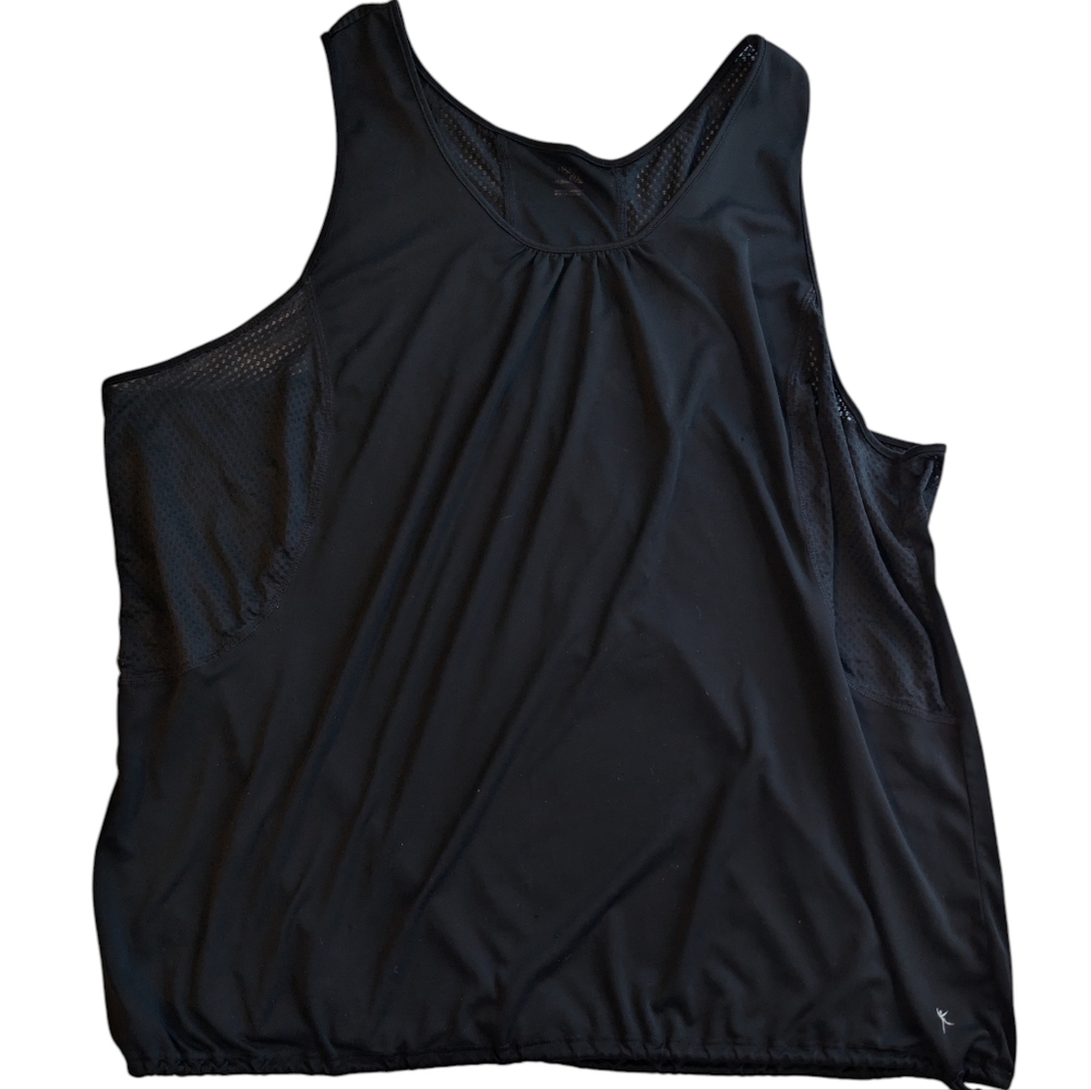 Danskin Now Black Athletic Tank Top Women's 4X Activewear Athletic